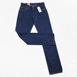 90s Vintage Levi's 501 Original Fit Dark Wash Button Fly Straight Jeans Size 27